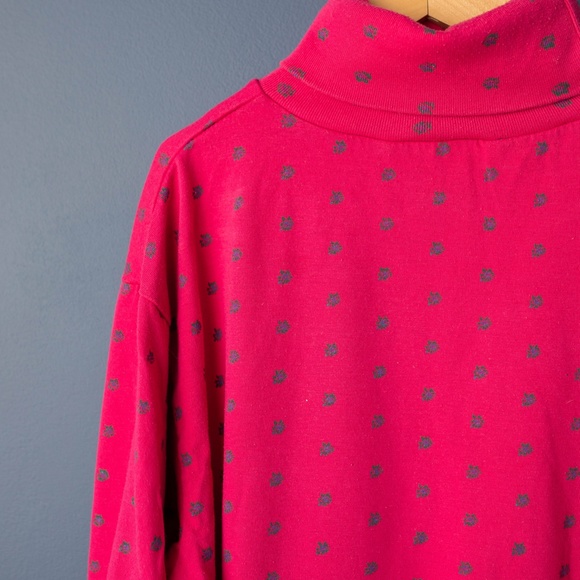 2/$20- Vintage  floral turtleneck - Picture 3 of 3